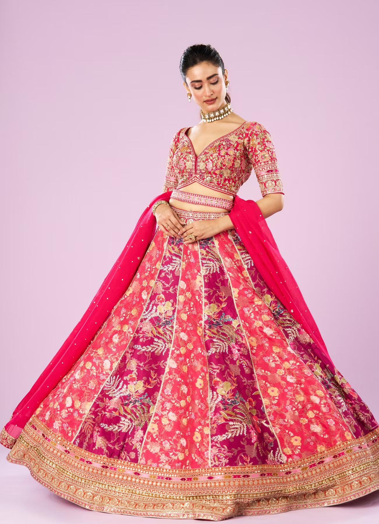Pink Royal Affair Lehenga
